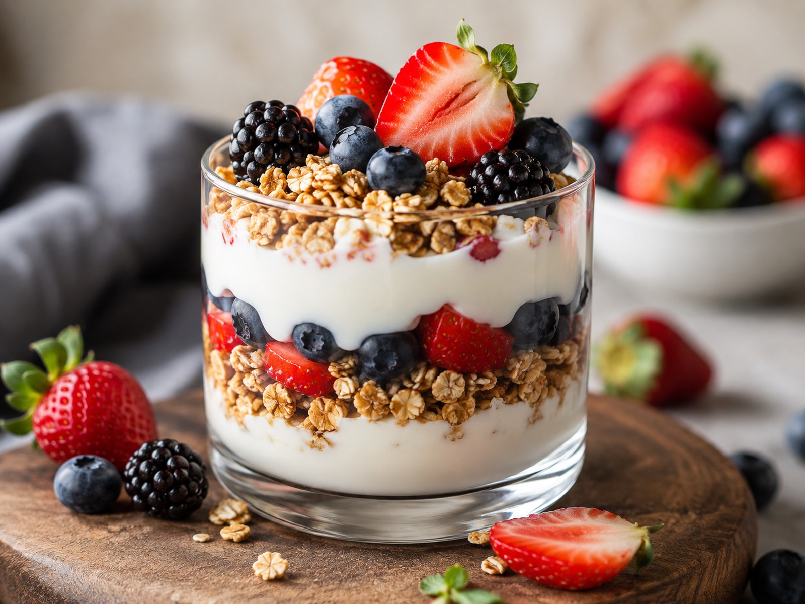 Greek Yogurt Berry Parfaits